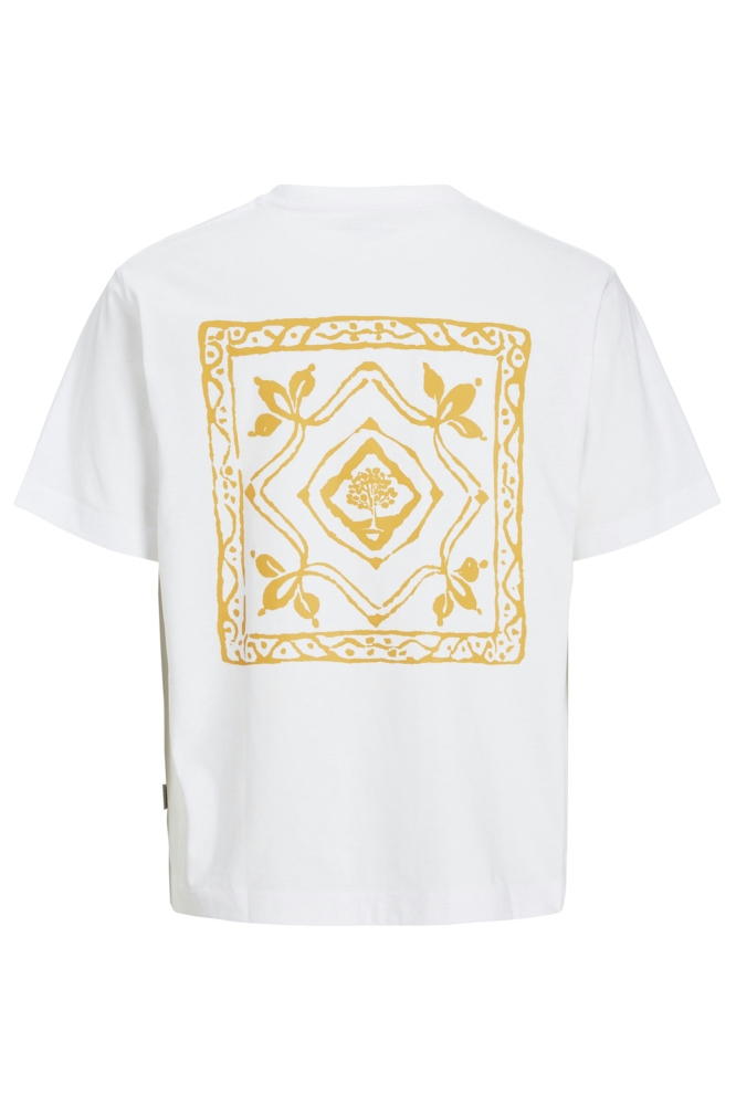 JORPAROS EASTER SKETCH TEE SS CREW 12273171 Bright White/BANDANA